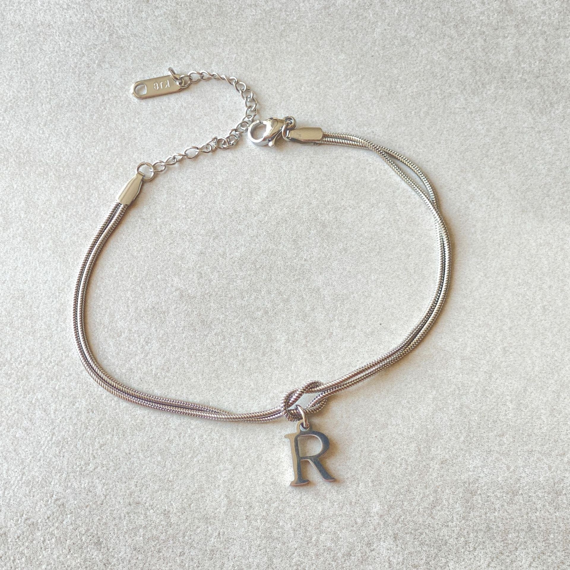 Letter Love Knot Bracelets