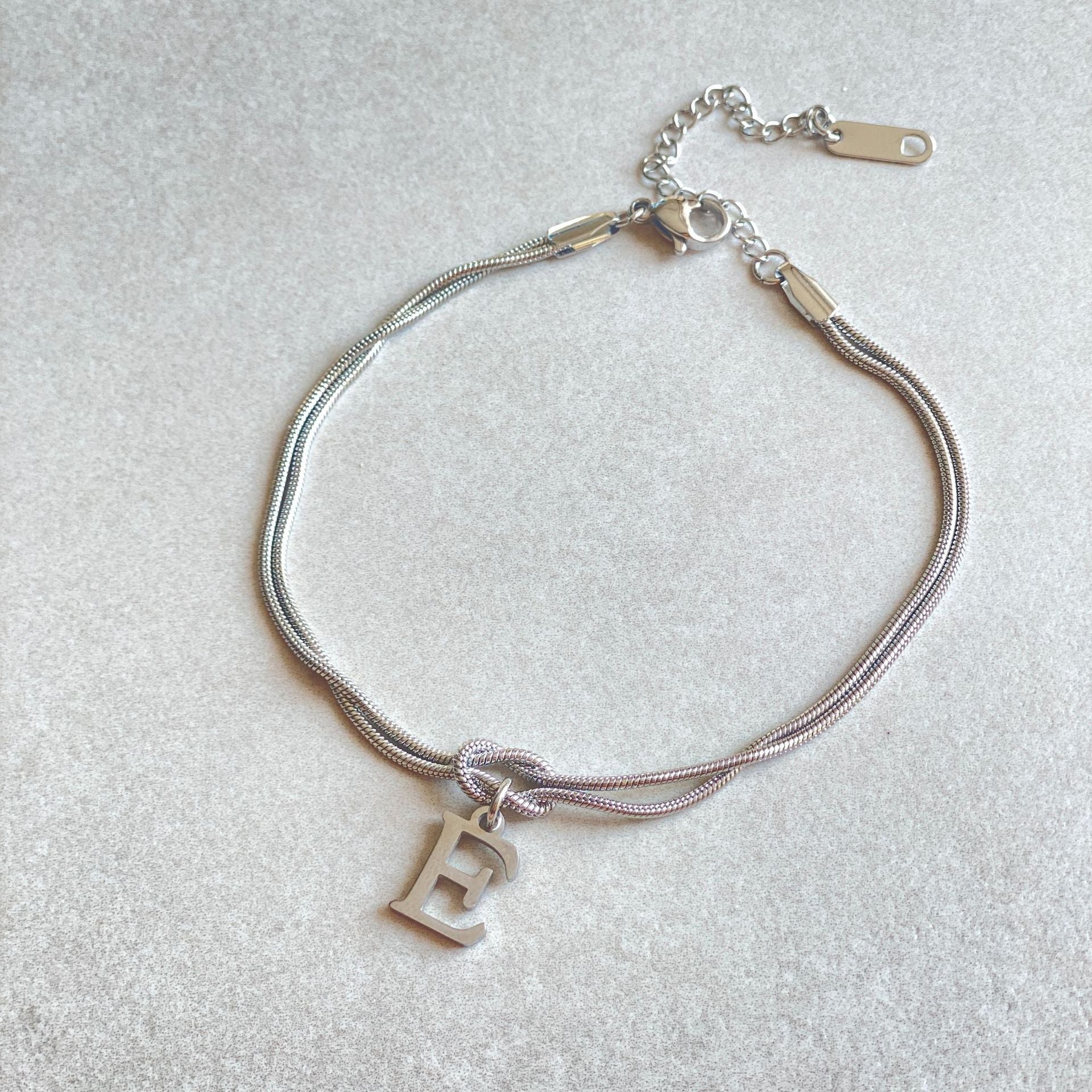 Letter Love Knot Bracelets