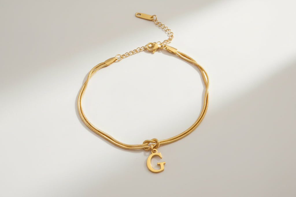 Letter Love Knot Bracelets