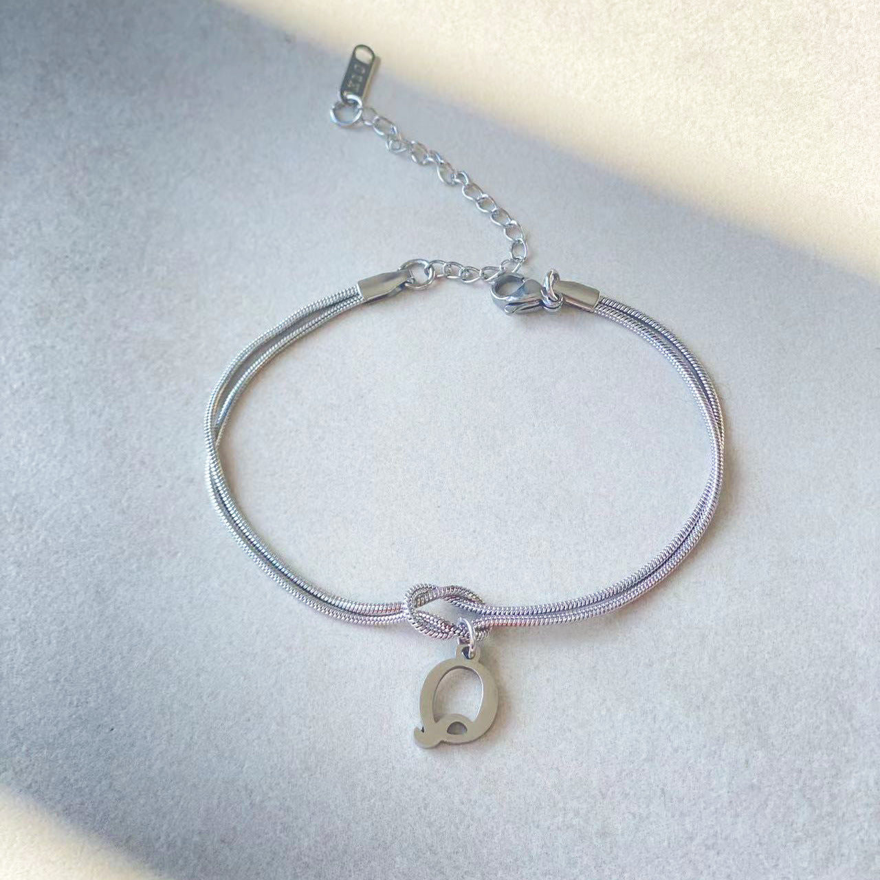 Letter Love Knot Bracelets