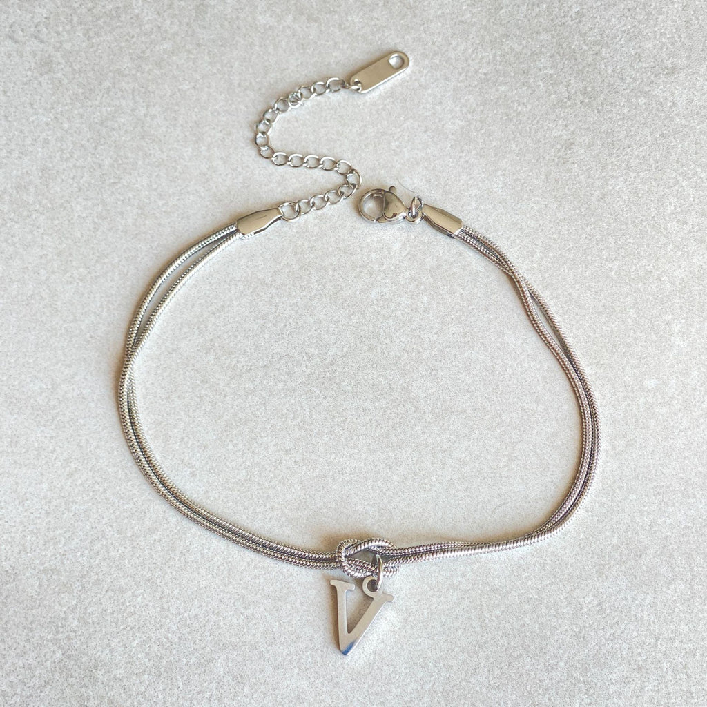 Letter Love Knot Bracelets